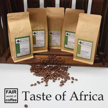 "Taste of Africa" Kennenlernpaket (5 x 250g) gemahlen für French Press