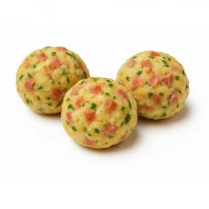 Tirolerknödel – 3 Stück | Herzhaft gebacken mit Speckwürfeln | Hausgemacht & servierfertig