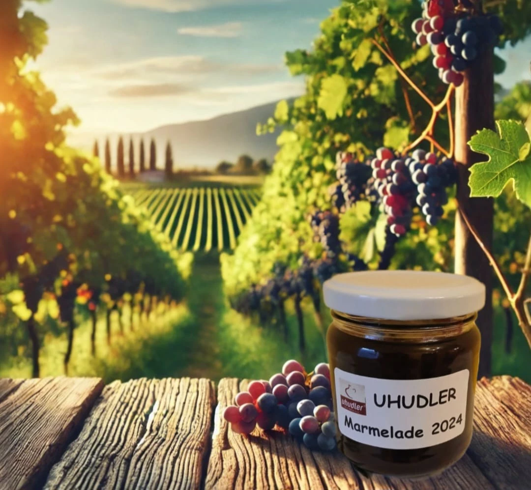 Uhudler Marmelade, rot, ca. 200ml