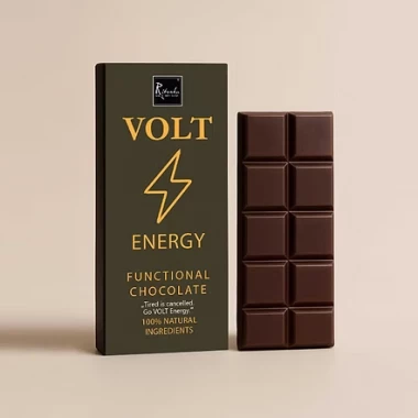 VOLT Energy – Zartbitterschokolade mit Pflanzenextrakten