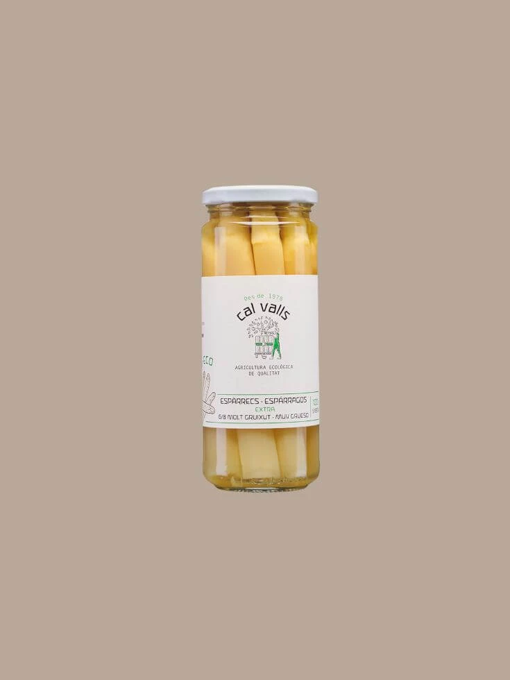 Weisser Solospargel im Glas bio